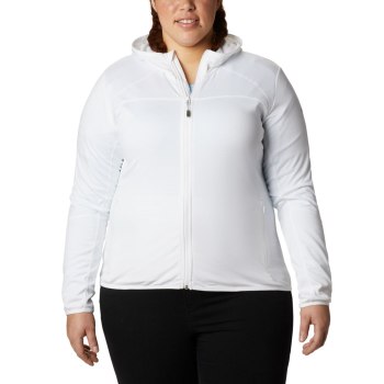 Columbia Ženske Jakne - Baker Valley Hooded Fleece Bijele | QVMC-72180